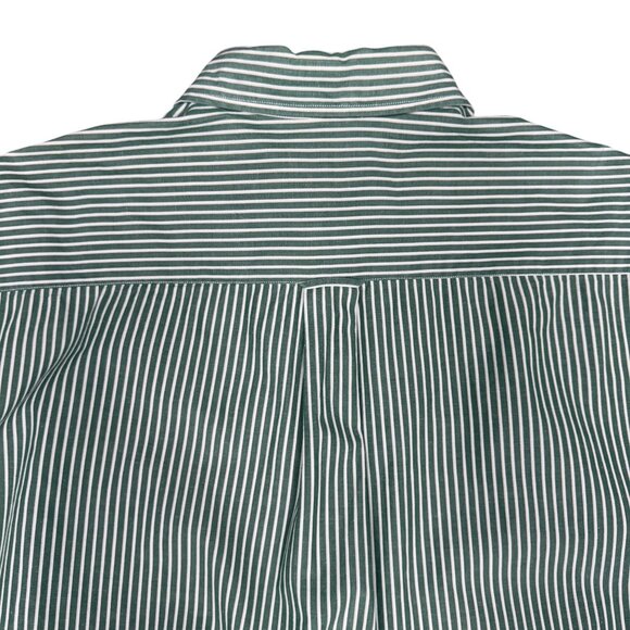 Men's NAUTICA Striped Short Sleeve Button Down Dress Shirt- Size Large - Picture 3 of 10